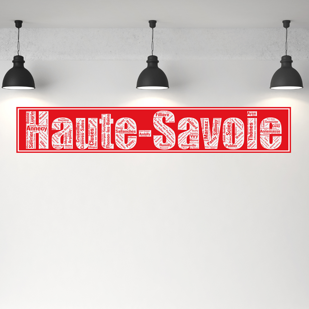 Affiche département Haute Savoie
