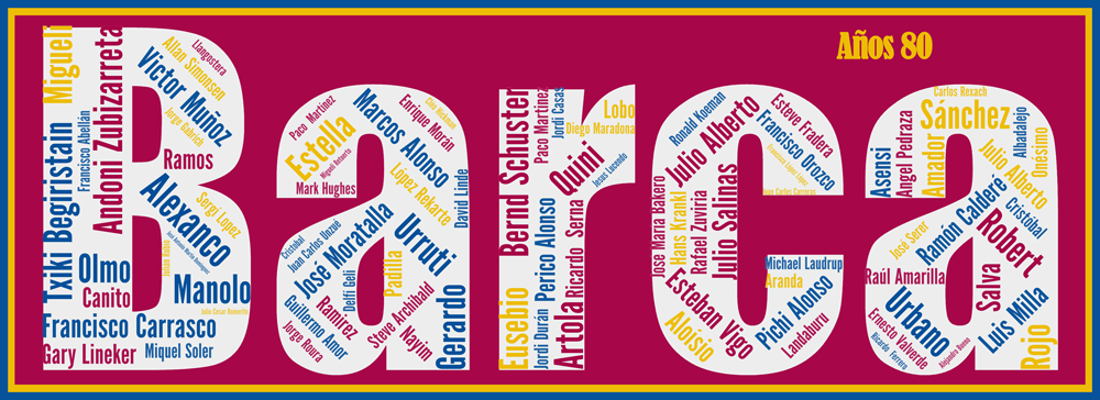 Affiche FC Barcelone - Barca - Années 80 – Image 3
