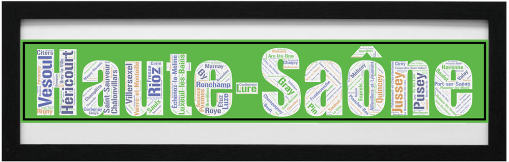 Affiche département Haute Saône