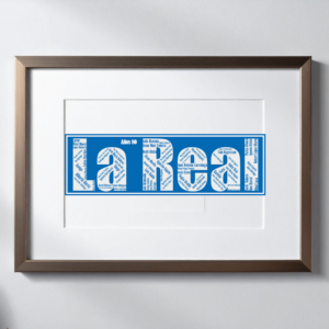 Affiche Real Sociedad - La Real - Années 80