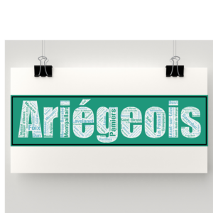 Affiche département Ariège - Ariégeois