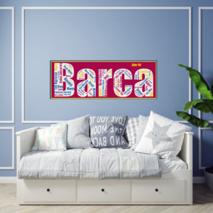 Affiche FC Barcelone - Barca - Années 80