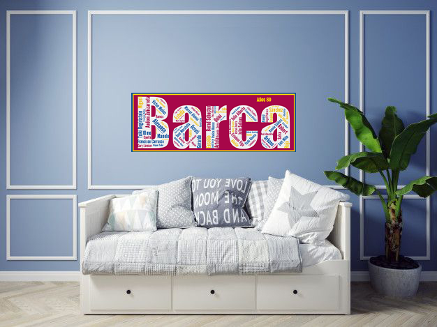 Affiche FC Barcelone - Barca - Années 80
